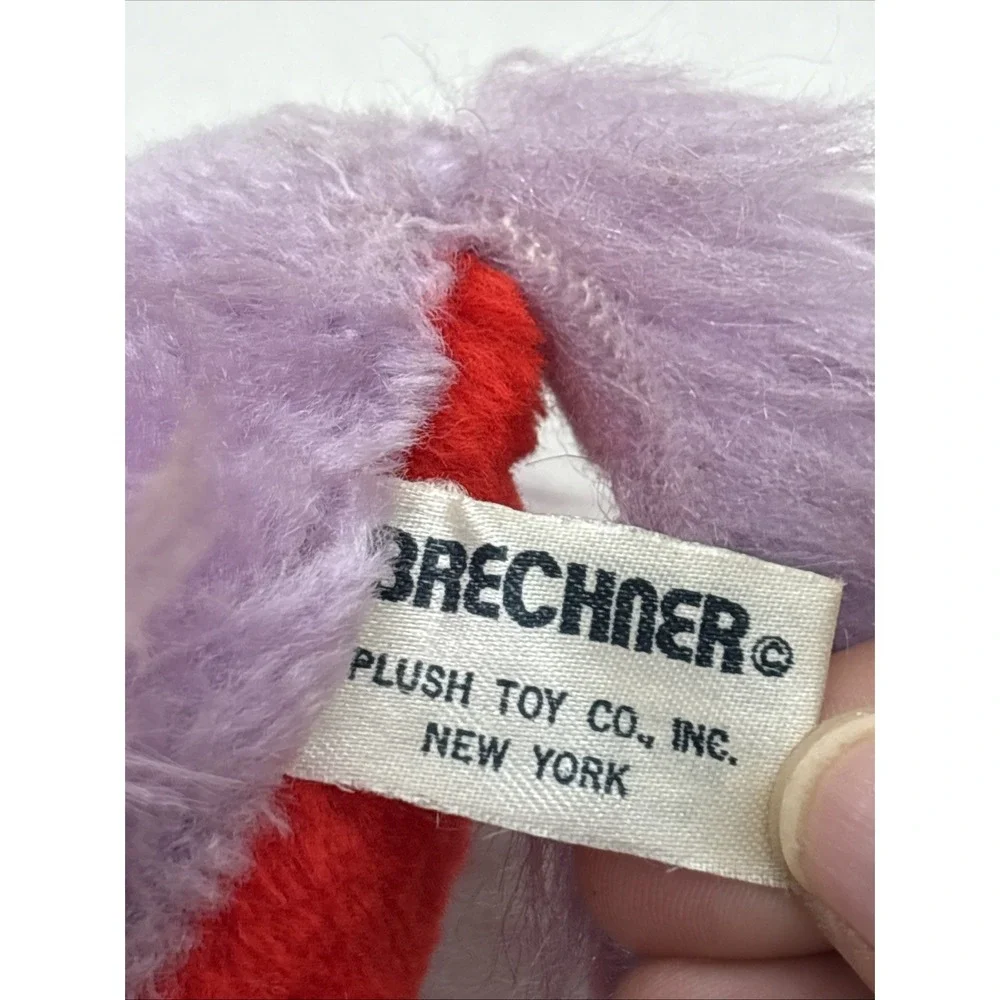 Dan Brechner‎ Purple Toucan Parrot Bird Plush Vintage 8